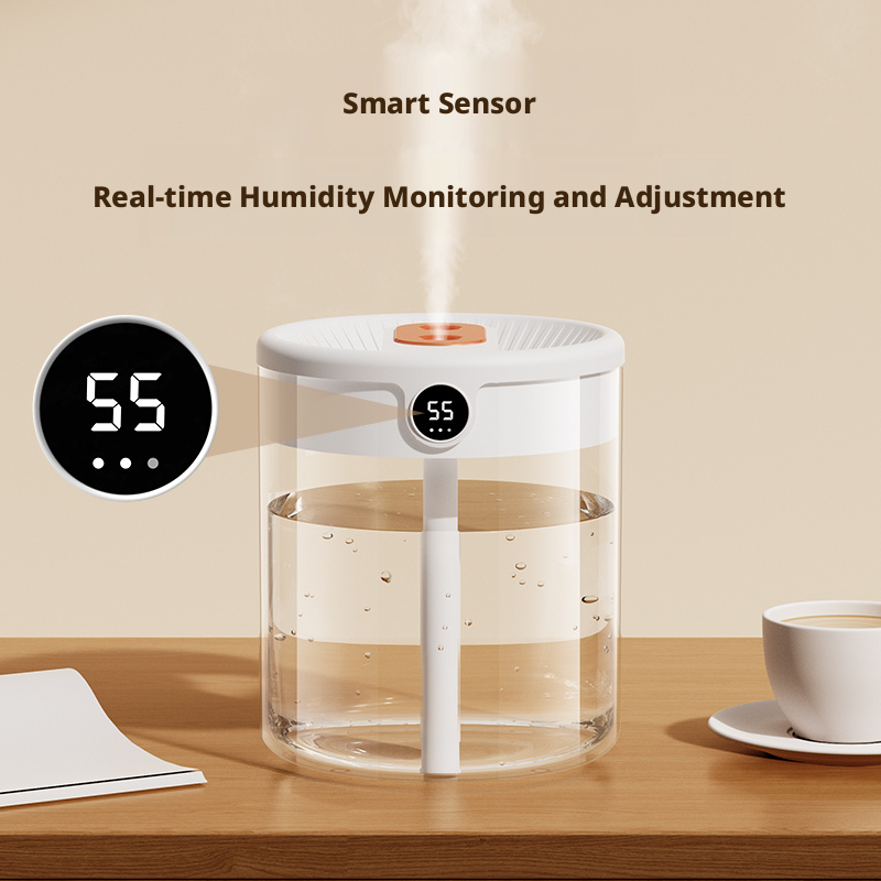 K15 Dual Nozzle Humidifier Manufacturer, 2L Transparent Water Tank