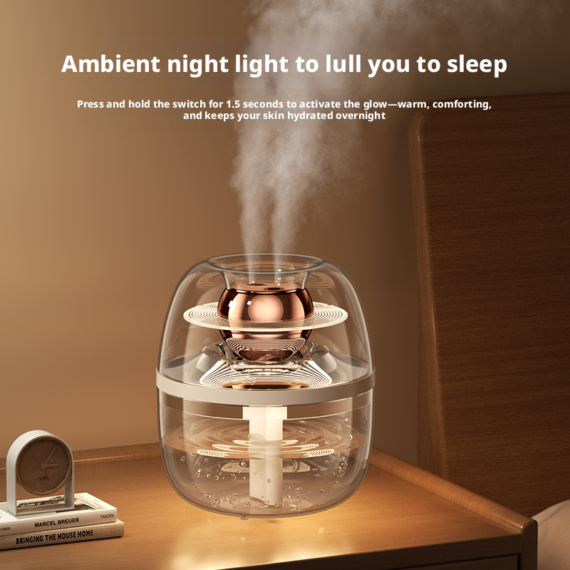 K30 Dual Nozzle Humidifier Manufacturer, 3L Large Transparent Tank