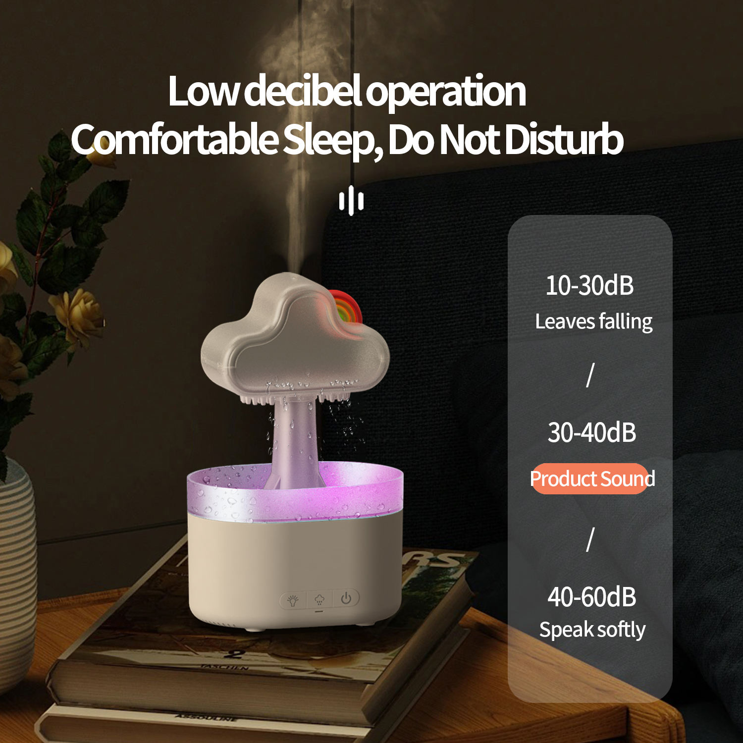 Model 132 Cloud & Rainbow Aroma Diffuser Manufacturer, 500ml Plug-In Humidifier