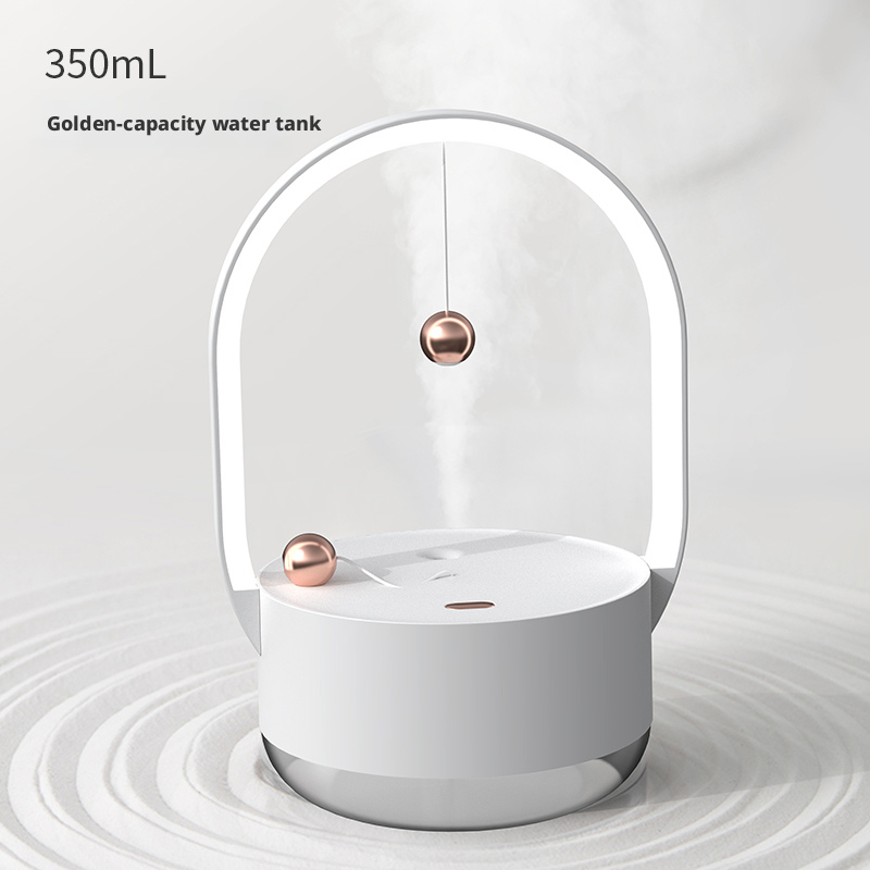 Model 825 Magnetic Levitation Humidifier Manufacturer, 300ml Rechargeable Humidifier with LED Night Light