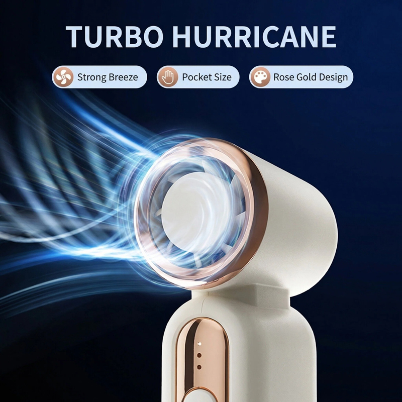 Model S18 Turbo Mini Fan Supplier, ABS+PC+Aluminum Alloy Build, Bulk Orders Supported