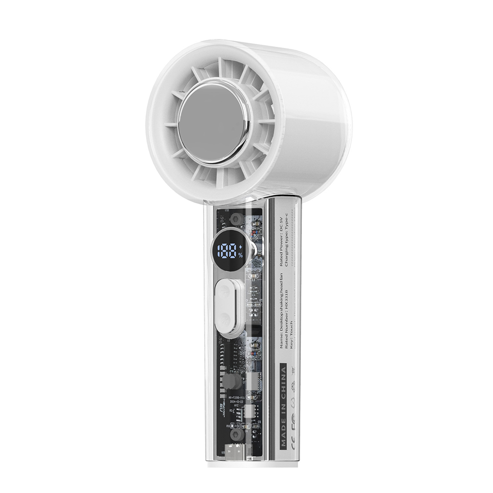 Model HX-F331C Refrigeration Technology Handheld Fan Supplier, Compact & Powerful, Bulk Orders Supported