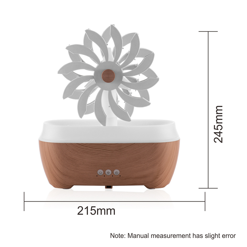 278/V57 Windmill Aroma Diffuser Manufacturer, 300ml Rotating Humidifier with Remote Control