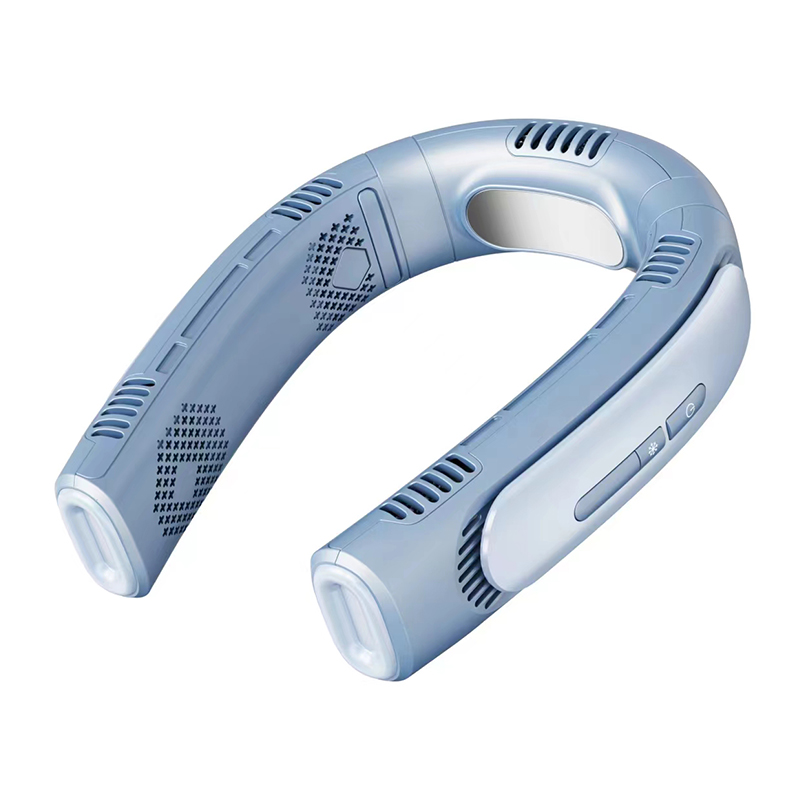 Model TC05 Hands-Free Cooling Neck Fan, OEM/ODM Supported, with Ice-Cooling Technology