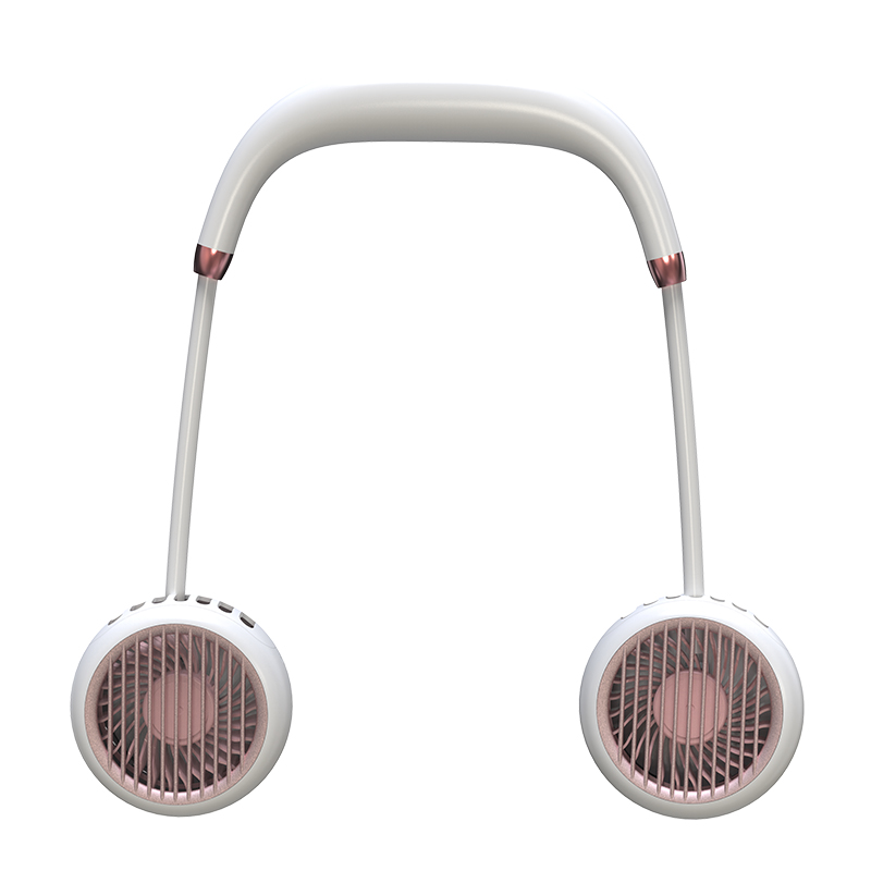 Model HX-923 Battery-Powered Neck Fan Manufacturer, 2000mAh Battery, 2 Colors Available