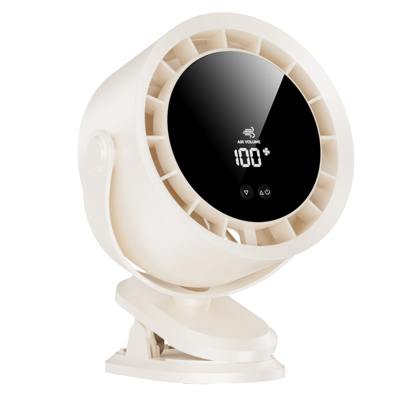 Model S16 Multi-Use Clip Fan with Digital Display, Factory Direct, 5W Rated Power