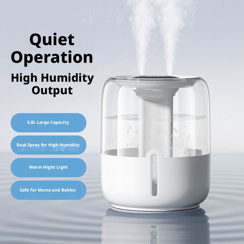 K16 Dual Nozzle Humidifier Manufacturer, 6.8L Large Capacity