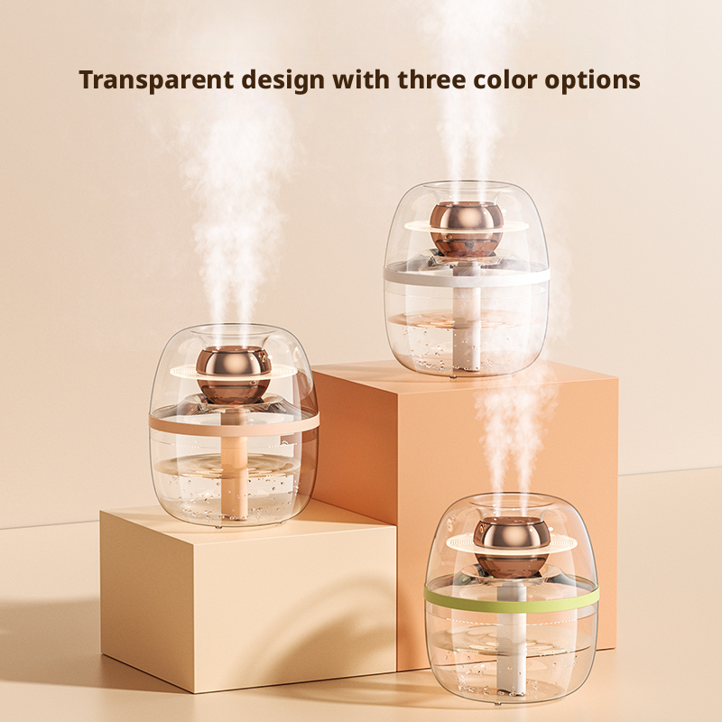 K30 Dual Nozzle Humidifier Manufacturer, 3L Large Transparent Tank