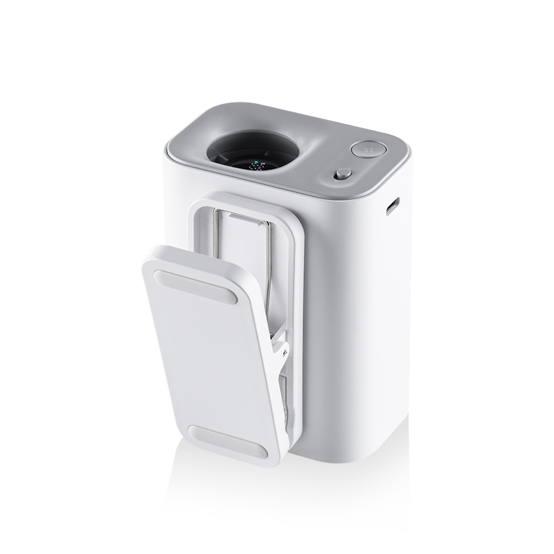 Model F26 Clip-On Umbrella & Waist Fan Manufacturer, 4000mAh Battery, 5-Speed Display