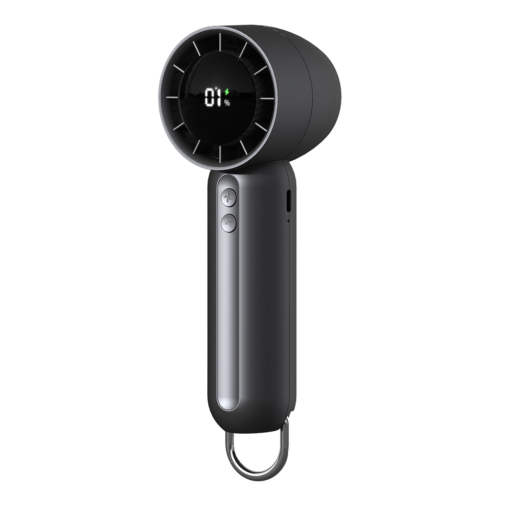 Model HX-136B USB Rechargeable Handheld Fan, OEM/ODM Supported, Personal Turbo Cooling Fan