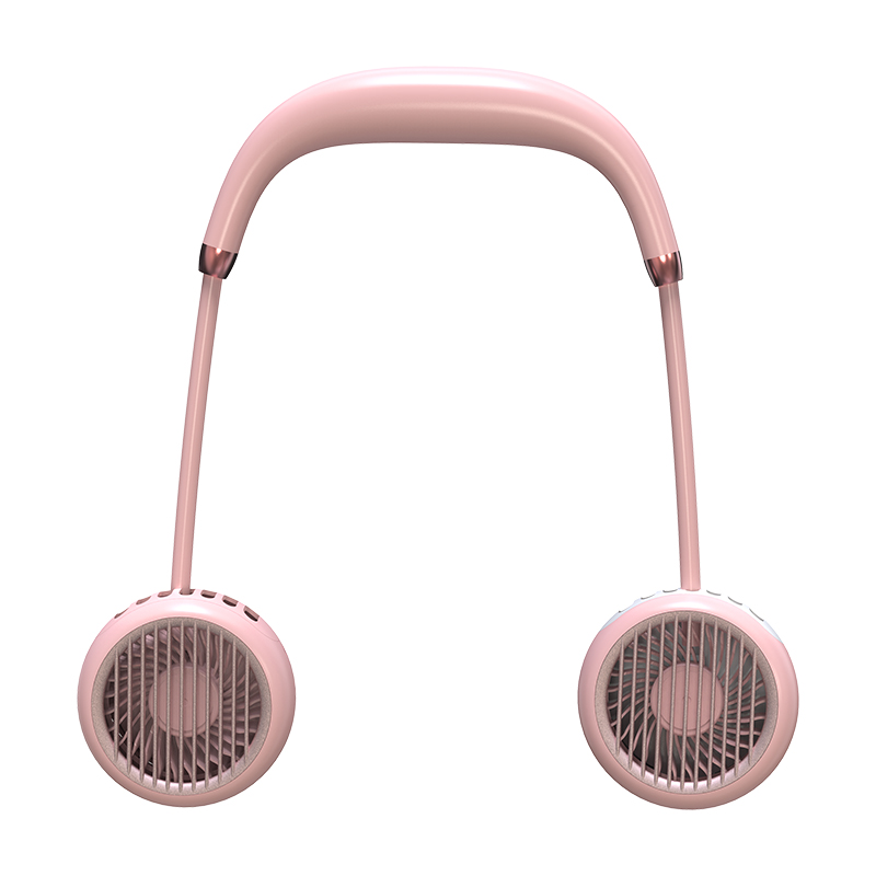 Model HX-923 Battery-Powered Neck Fan Manufacturer, 2000mAh Battery, 2 Colors Available