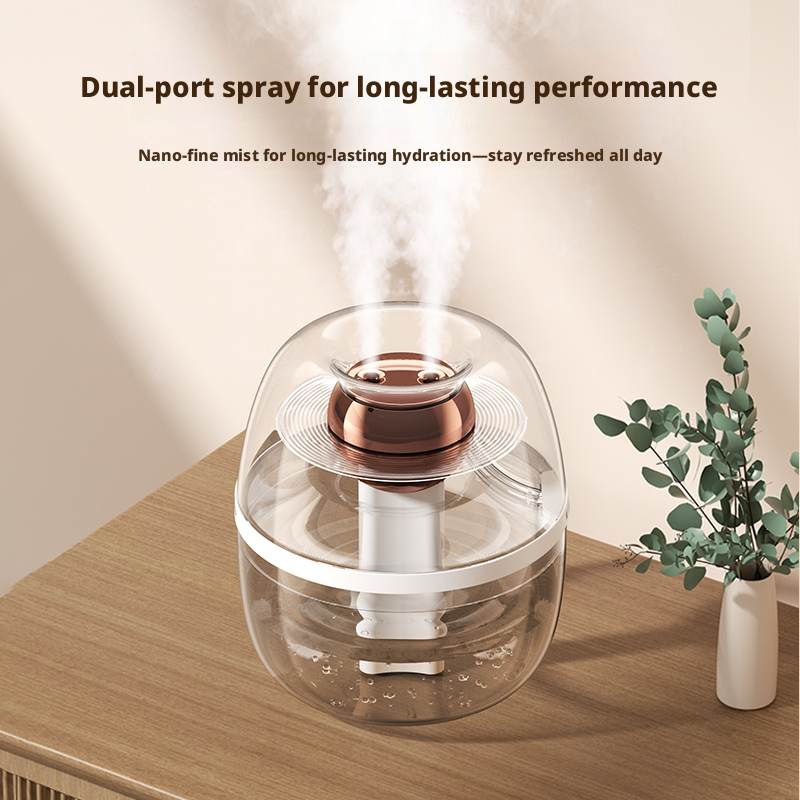 K30 Dual Nozzle Humidifier Manufacturer, 3L Large Transparent Tank