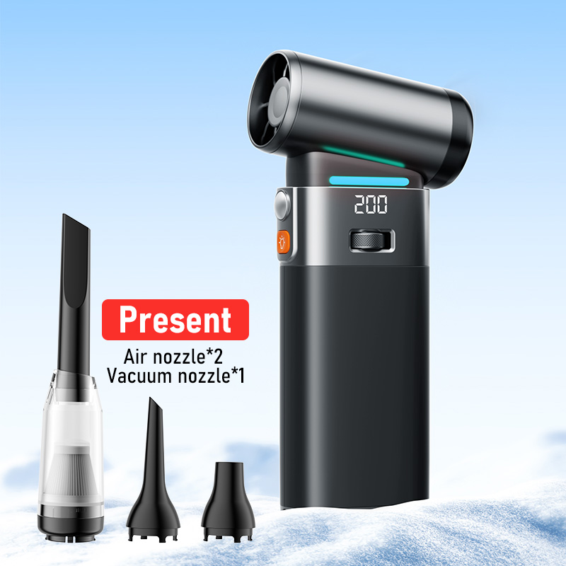 HY-F6 Multifunctional Blower Fan | 8000mAh, 130000RPM, with Vacuum & Power Bank Factory