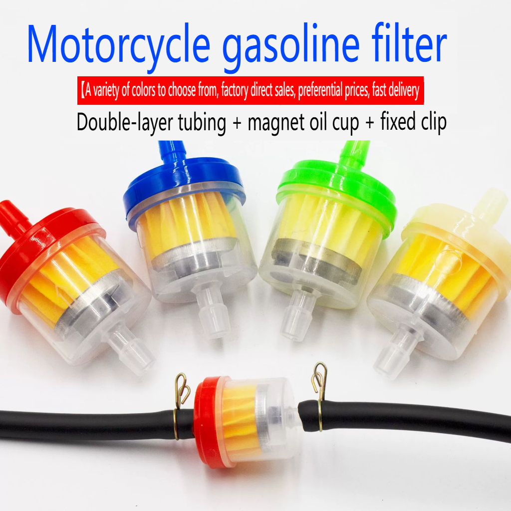 Motorcycle oil cup, gasoline filter, gasoline filter element with magnet filter element, steam filter, carburetor oil cup
