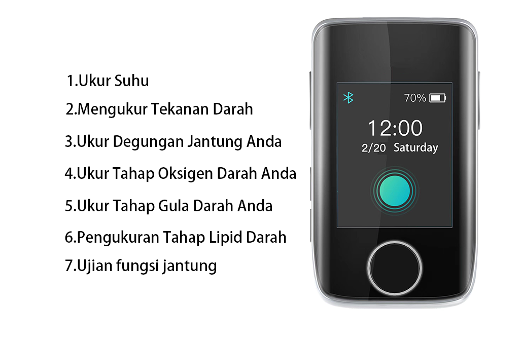 🔥 Tanpa Cucuk! Monitor Gula Darah Pintar 7-Dalam-1｜Semak Kesihatan Sekali Sentuh