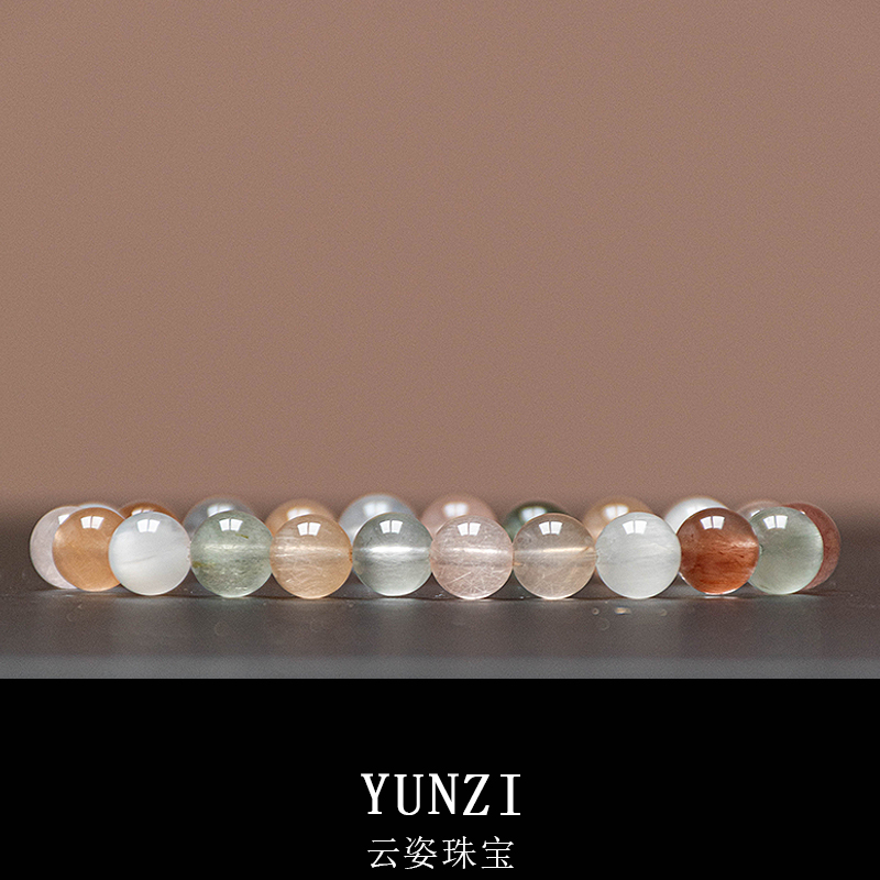 透拉絲體兔毛水晶手串 尺寸可選 帶證發貨