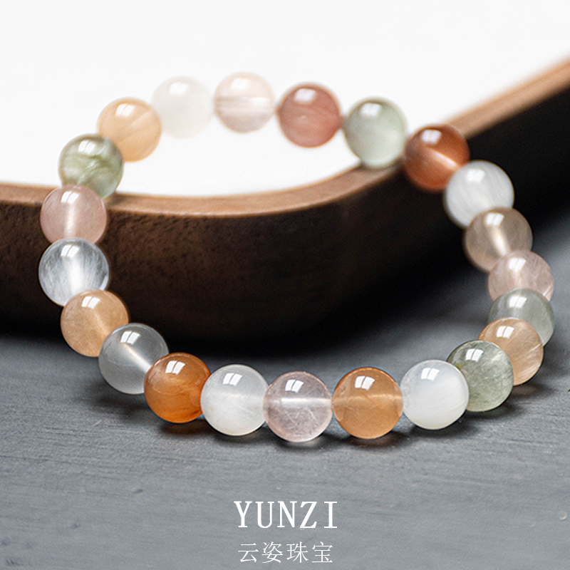 透拉絲體兔毛水晶手串 尺寸可選 帶證發貨