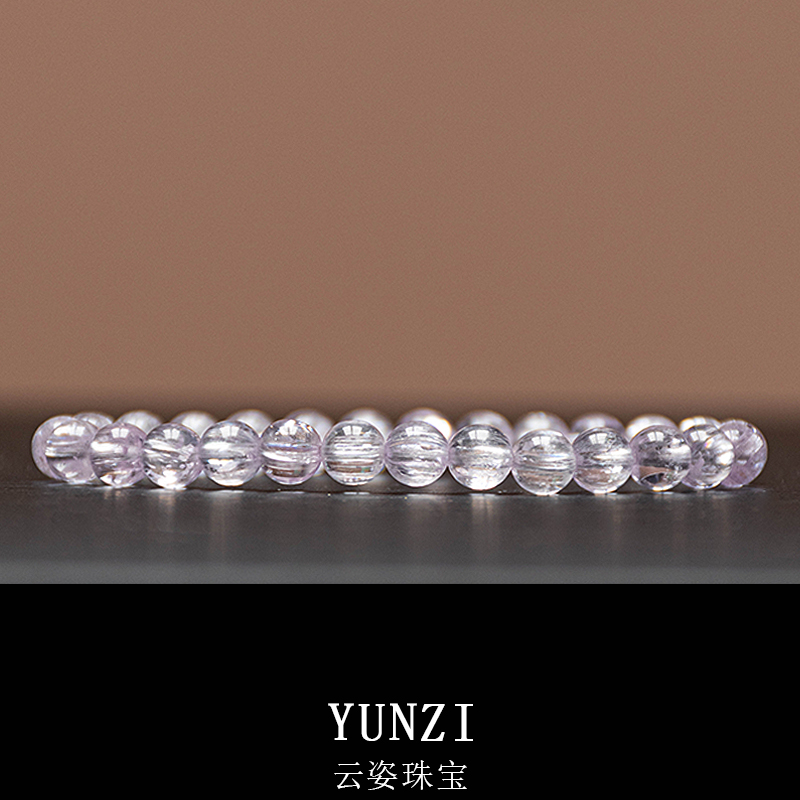 阿富汗透拉絲體紫鋰輝石手串 尺寸可選 帶證書