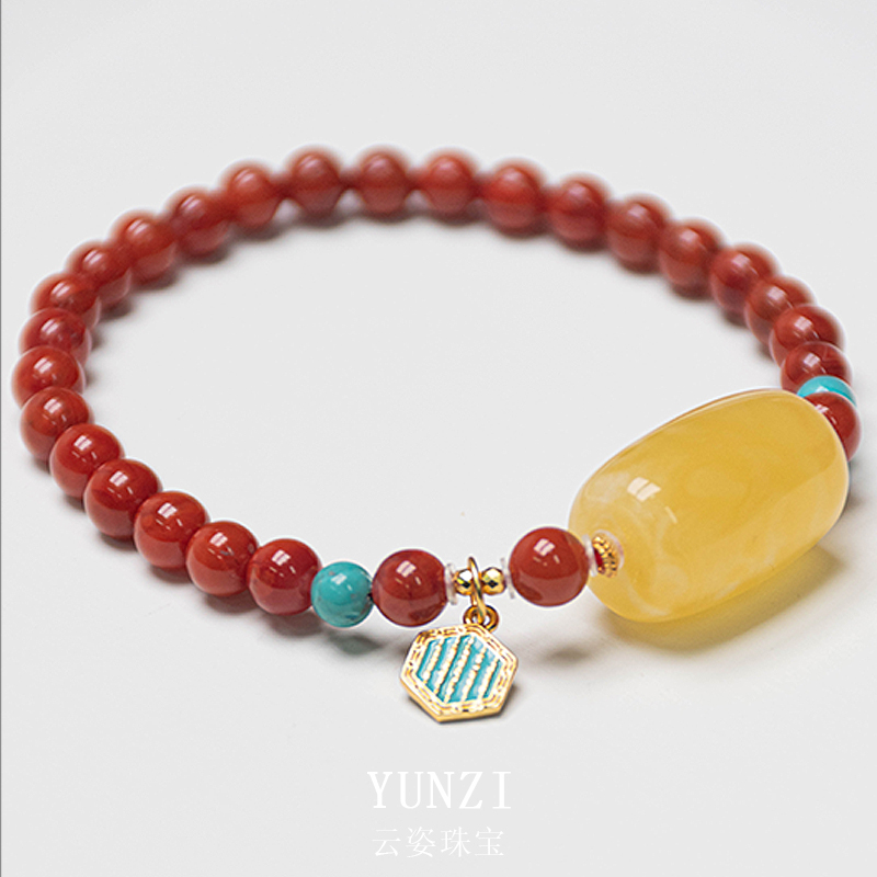 南紅手串 尺寸可選 帶證發貨