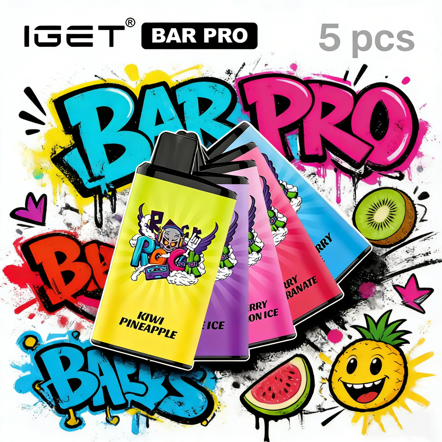 [10–15 day delivery]IGET BAR PRO (5 pcs)-swix