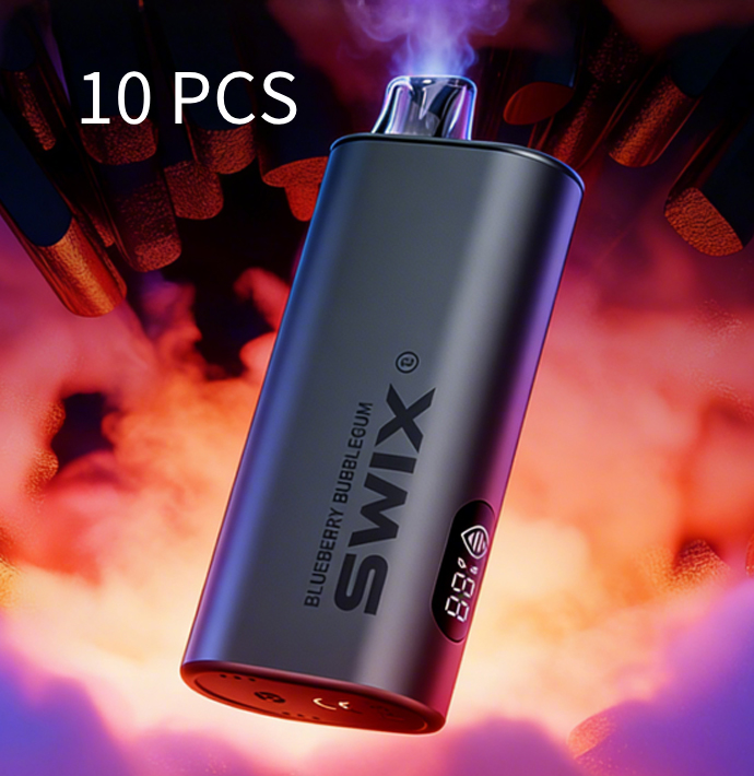 10PCS SWIX 9000 Puffs Disposable Device | Long-Lasting 22ml Capacity | Mesh Coil | Portable & Sleek Design (Non-Rechargeable)