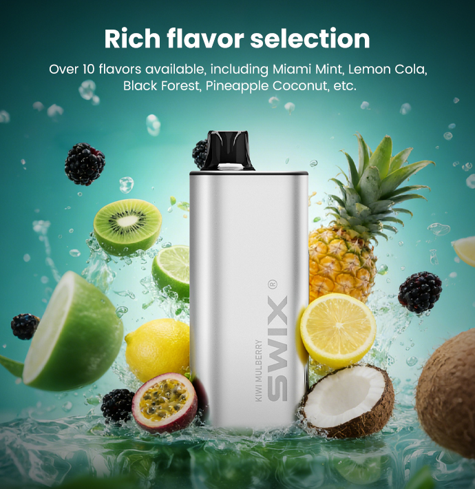 SWIX 9000 Puffs Disposable Device | Long-Lasting 22ml Capacity | Mesh Coil | Portable & Sleek Design (Non-Rechargeable)