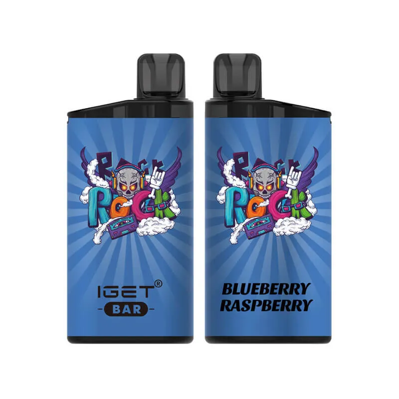 Blueberry Raspberry IGET Bar 3500 Puffs
