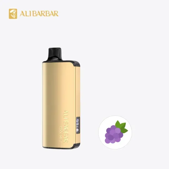 [Auwarehouse 3-7 day delivery] ALIBARBAR INGOT GRAPE ICE 9000 PUFFS