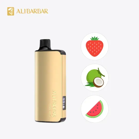 [Auwarehouse 3-7 day delivery] ALIBARBAR INGOT Strawberry Coconut Watermelon 9000 PUFFS