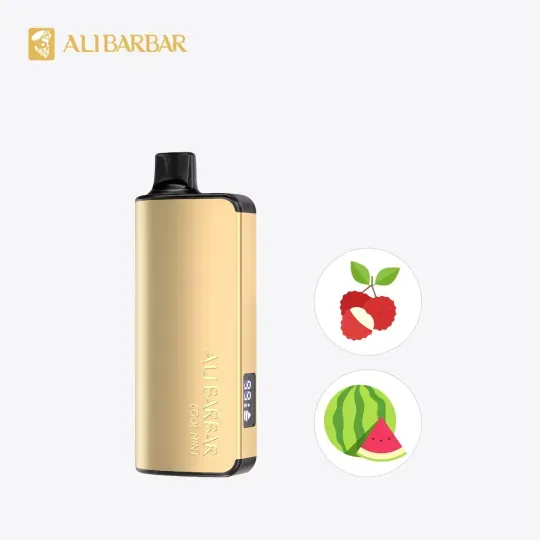 [Auwarehouse 3-7 day delivery] ALIBARBAR INGOT STRAWBERRY LYCHEE 9000 PUFFS