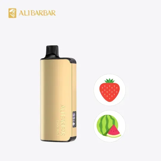[Auwarehouse 3-7 day delivery] ALIBARBAR INGOT STRAWBERRY WATERMELON 9000 PUFFS