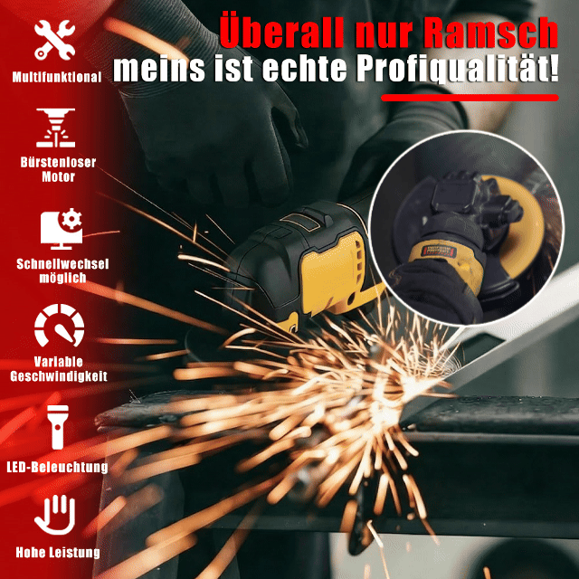 [Copy]Multifunktionales Oszillationswerkzeug | Heimwerker DIY Elektrowerkzeug | Schneiden & Schleifen | All-in-One | Bürstenloser Motor | Hochkapazitäts-Akku