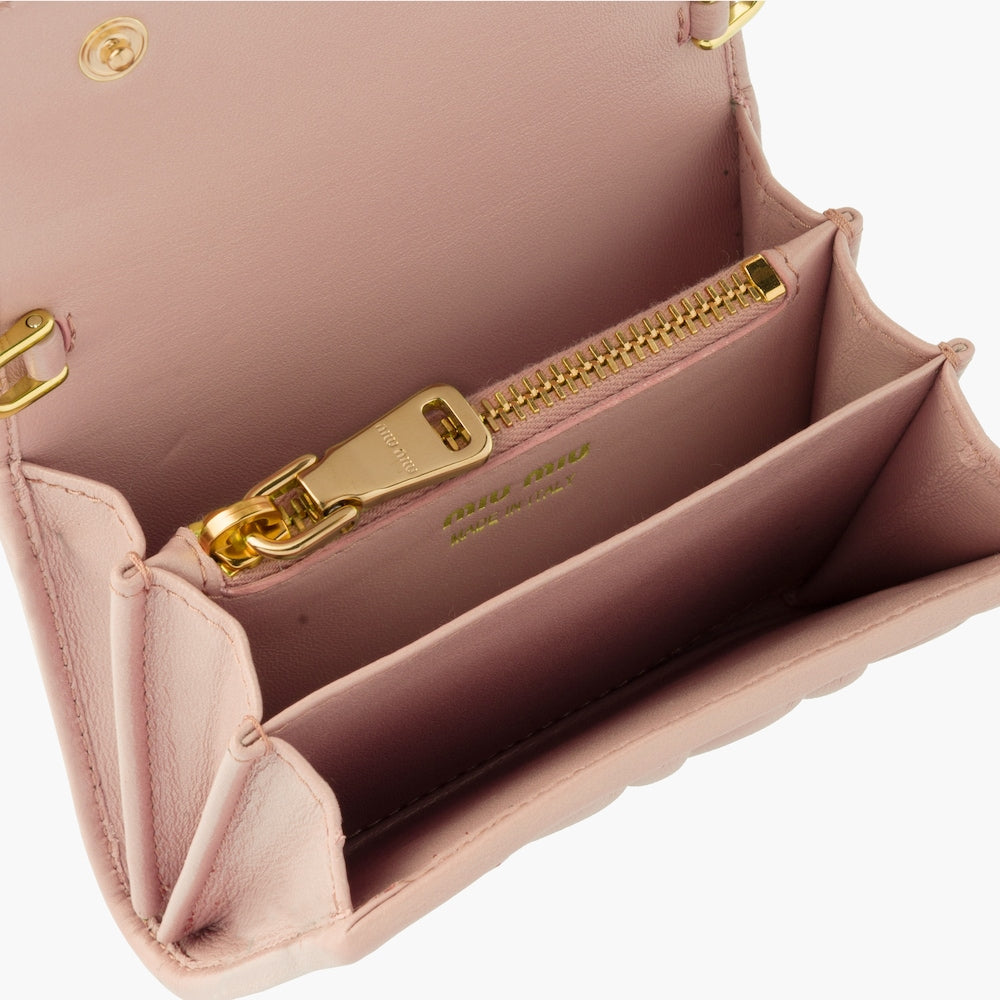 ショルダーストラップ付 ナッパレザー 財布