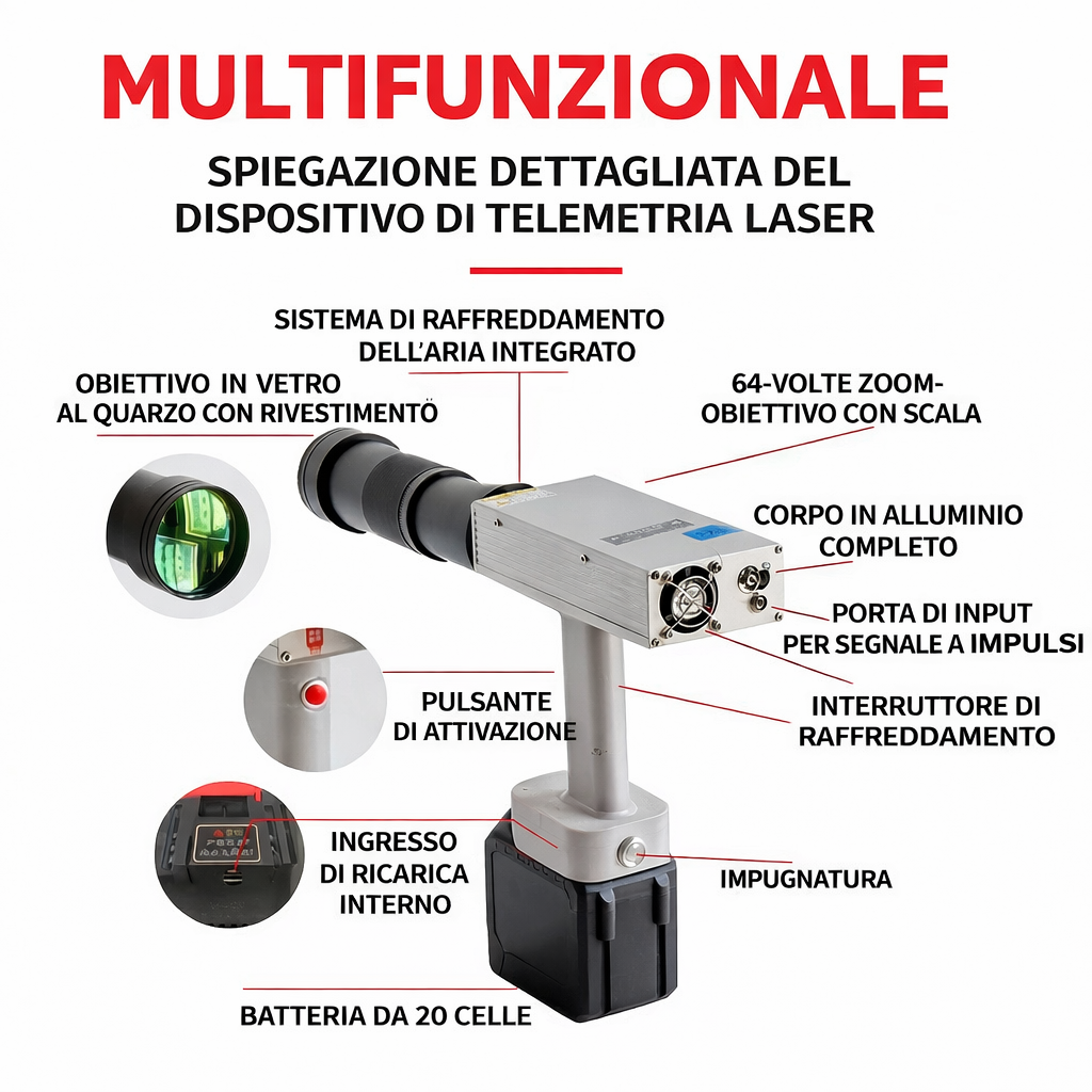 Tagliabordi laser professionale da 1400 W
