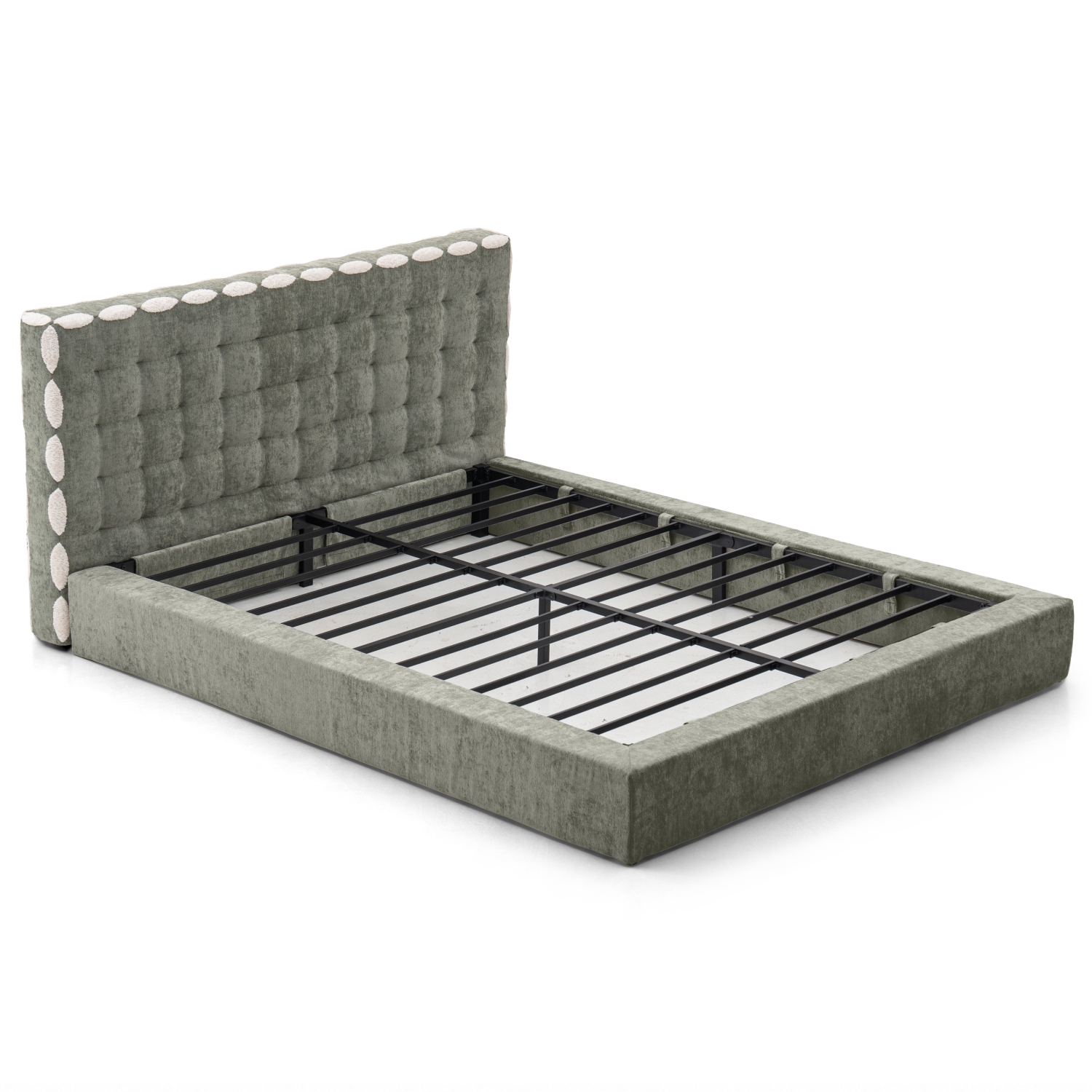 压缩床｜BED-0006｜优质面料 / 高密度海绵 / 五金床架