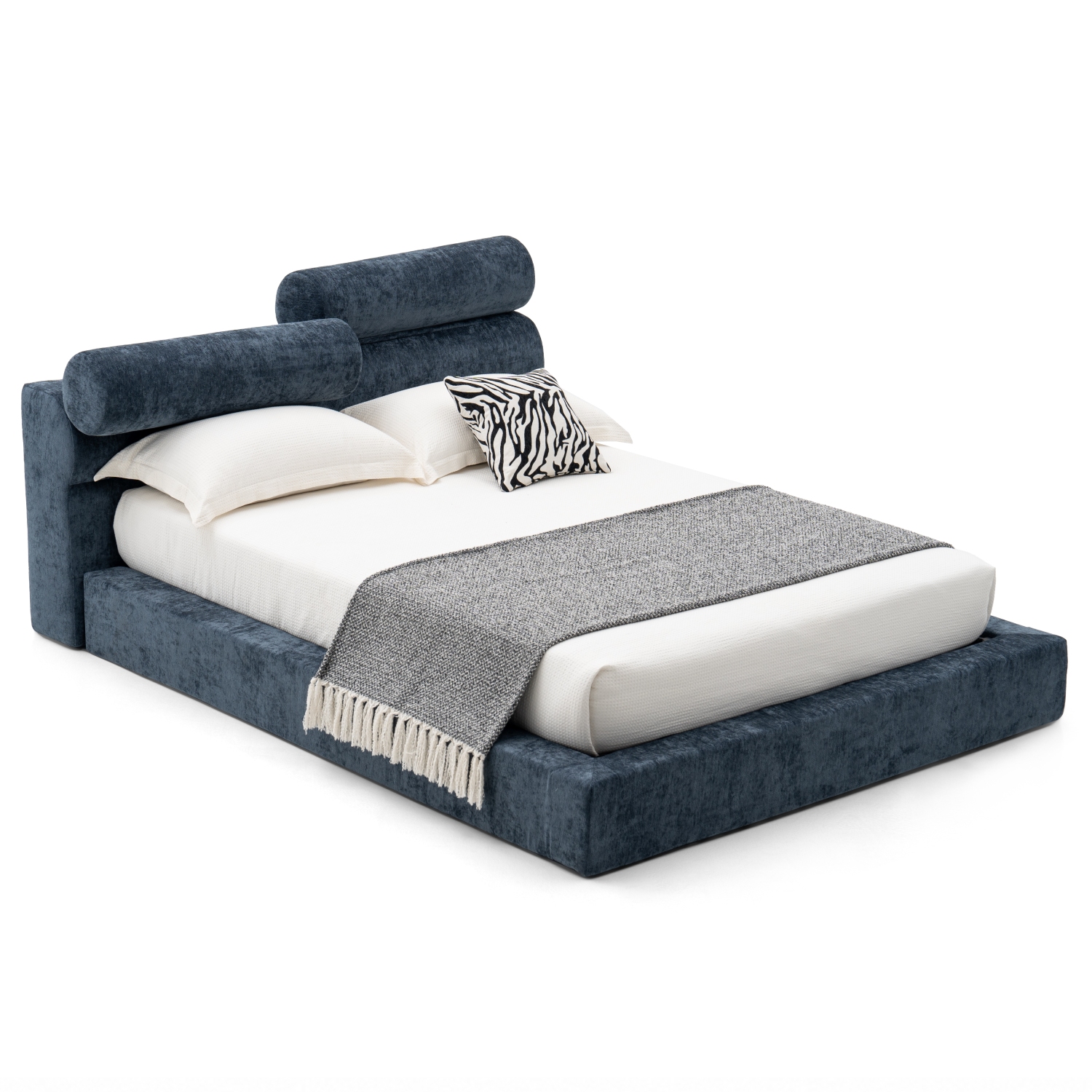 压缩床｜BED-0007｜优质面料 / 高密度海绵 / 五金床架