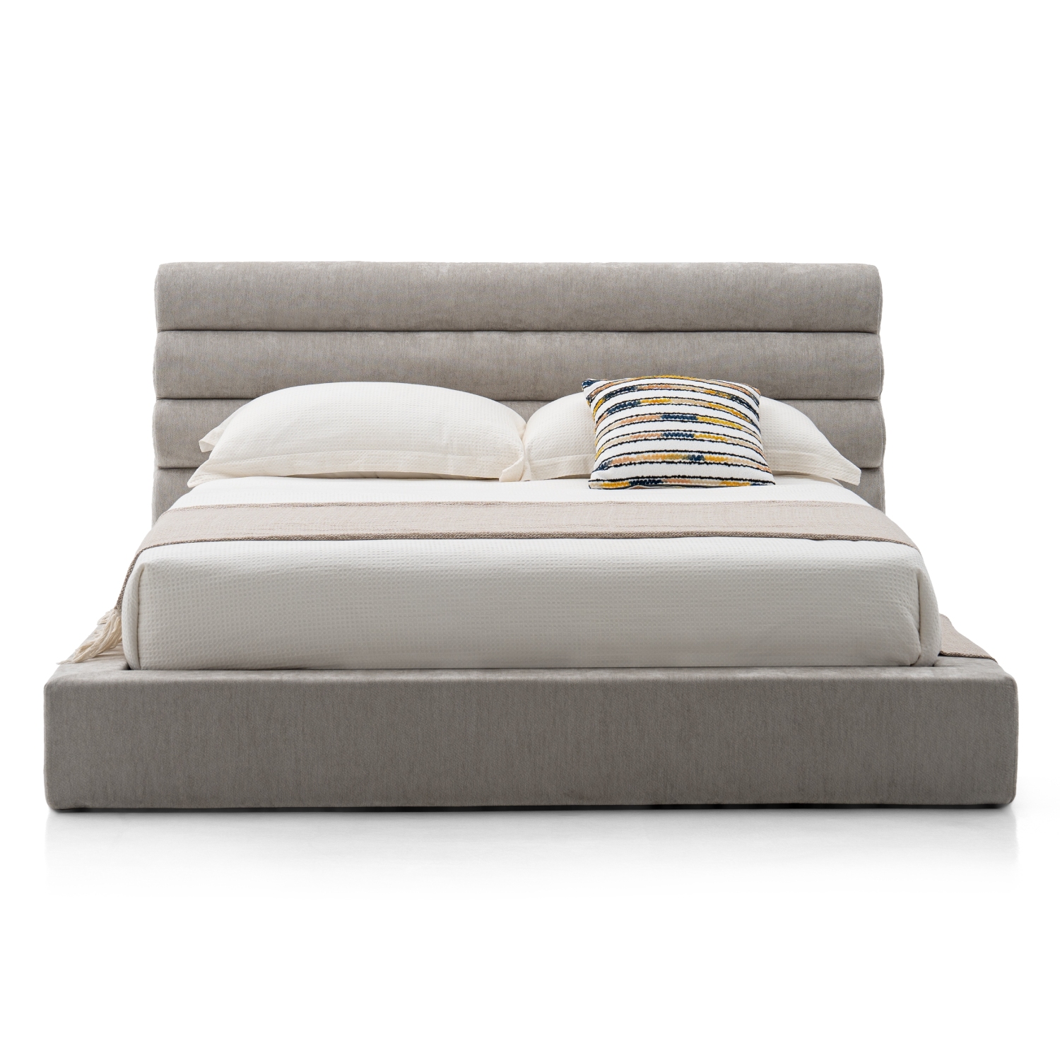 外贸品质软床｜BED-0010｜优质面料 / 高密度海绵 / 五金床架 / 压缩包装