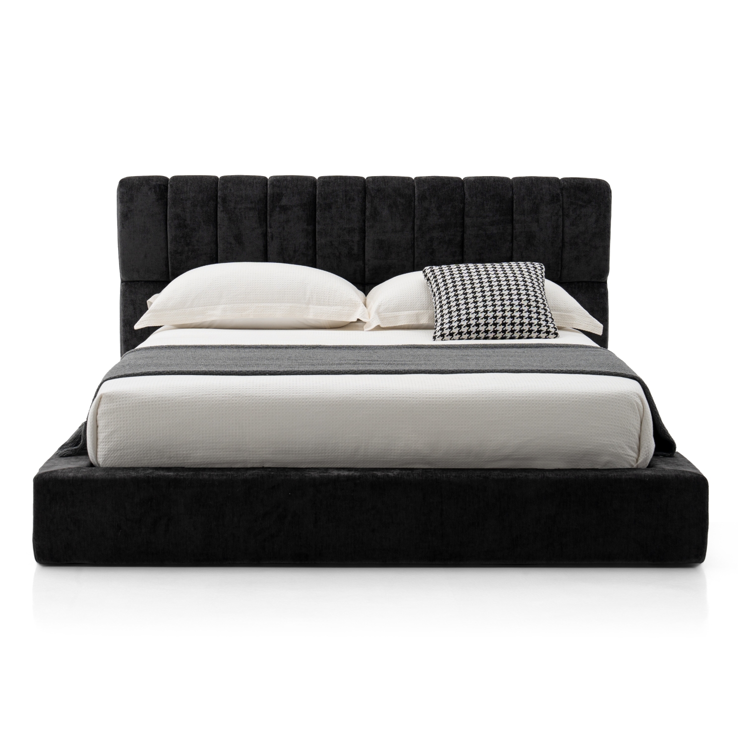 外贸品质软床｜BED-0011｜优质面料 / 高密度海绵 / 五金床架 / 压缩包装