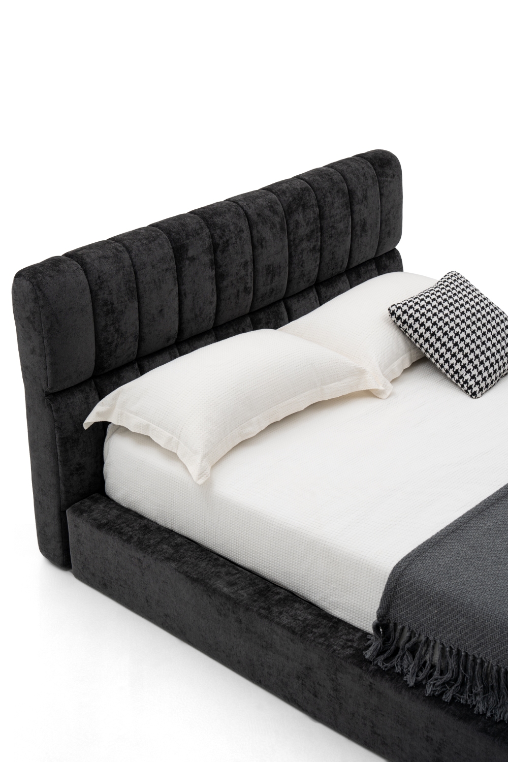 外贸品质软床｜BED-0011｜优质面料 / 高密度海绵 / 五金床架 / 压缩包装
