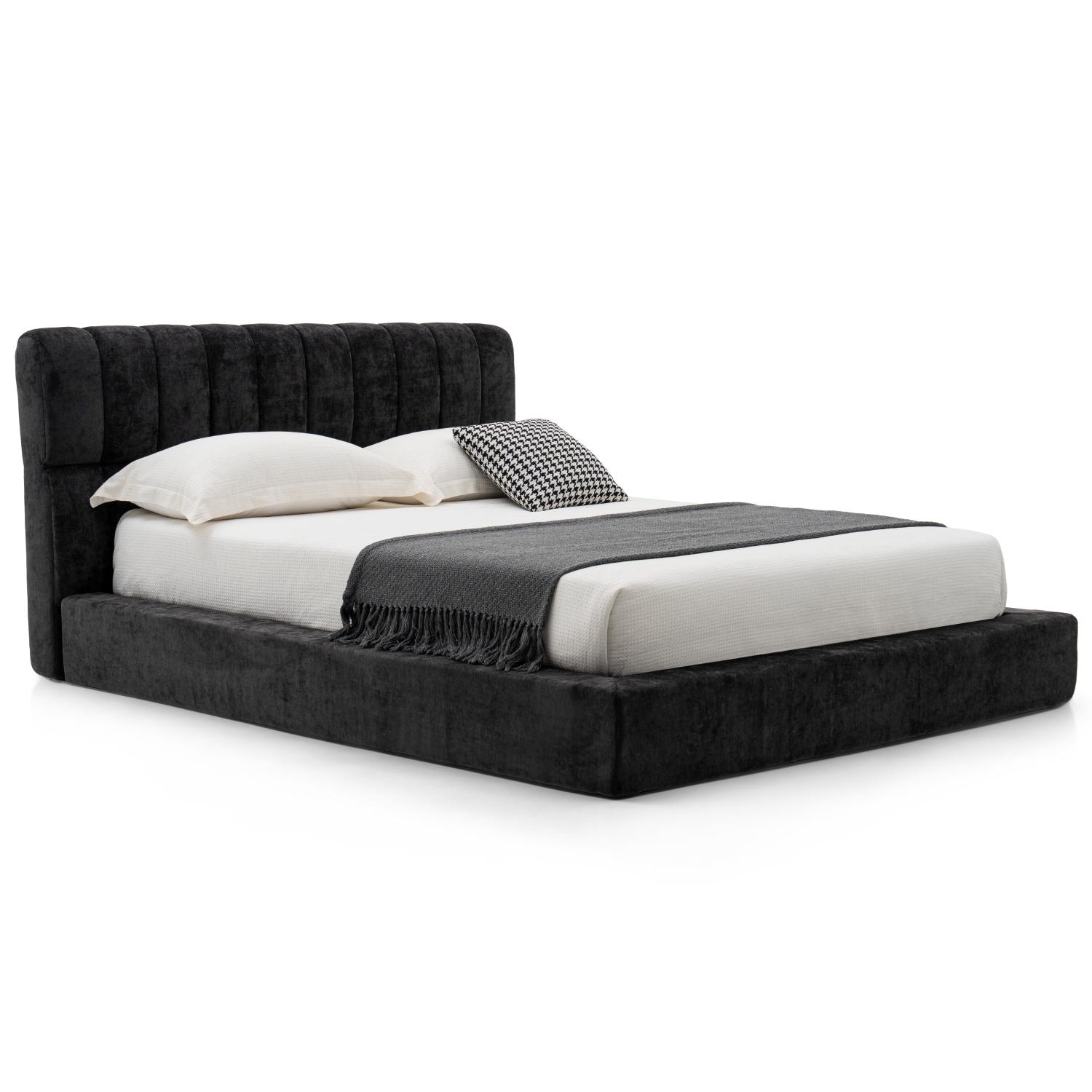 外贸品质软床｜BED-0011｜优质面料 / 高密度海绵 / 五金床架 / 压缩包装