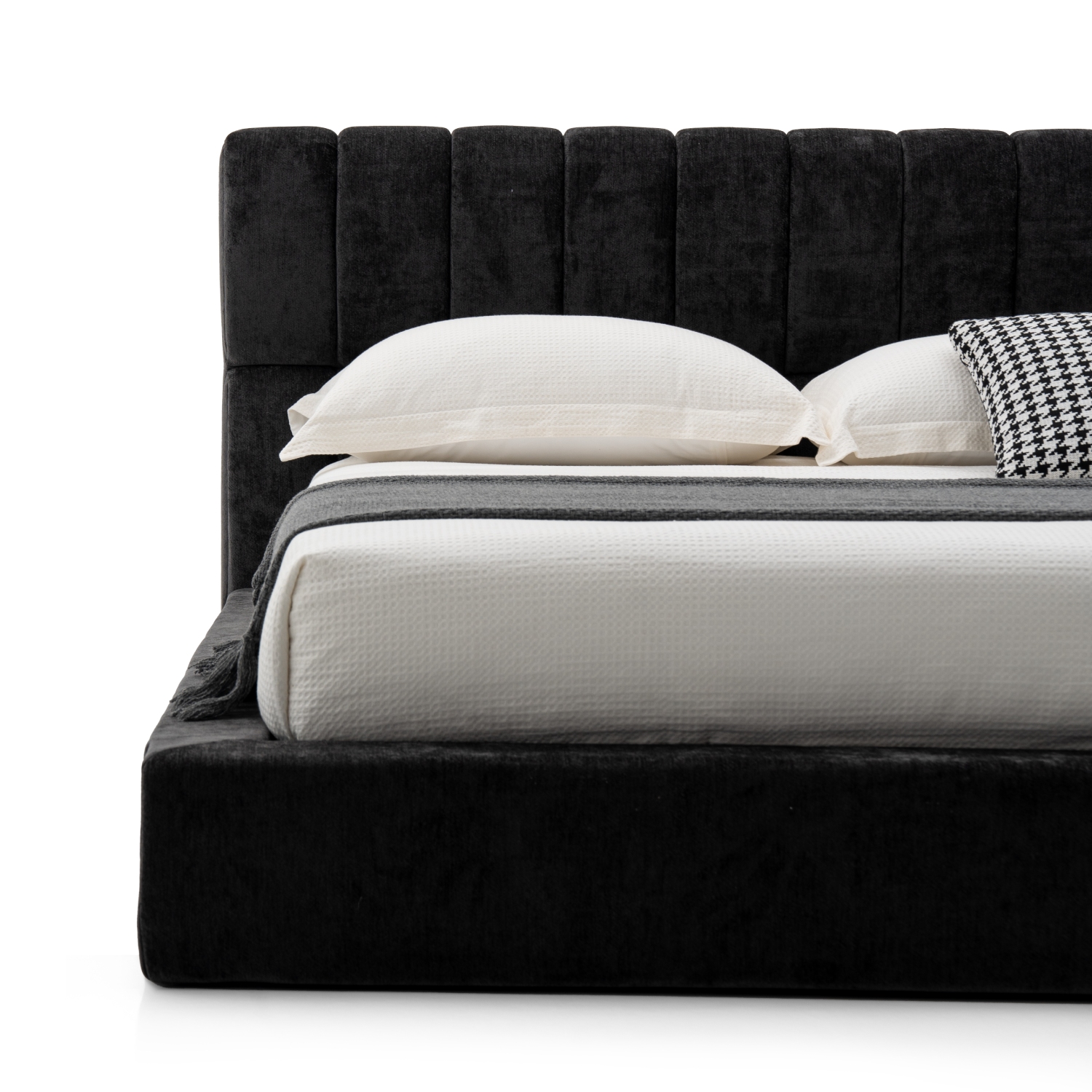 外贸品质软床｜BED-0011｜优质面料 / 高密度海绵 / 五金床架 / 压缩包装