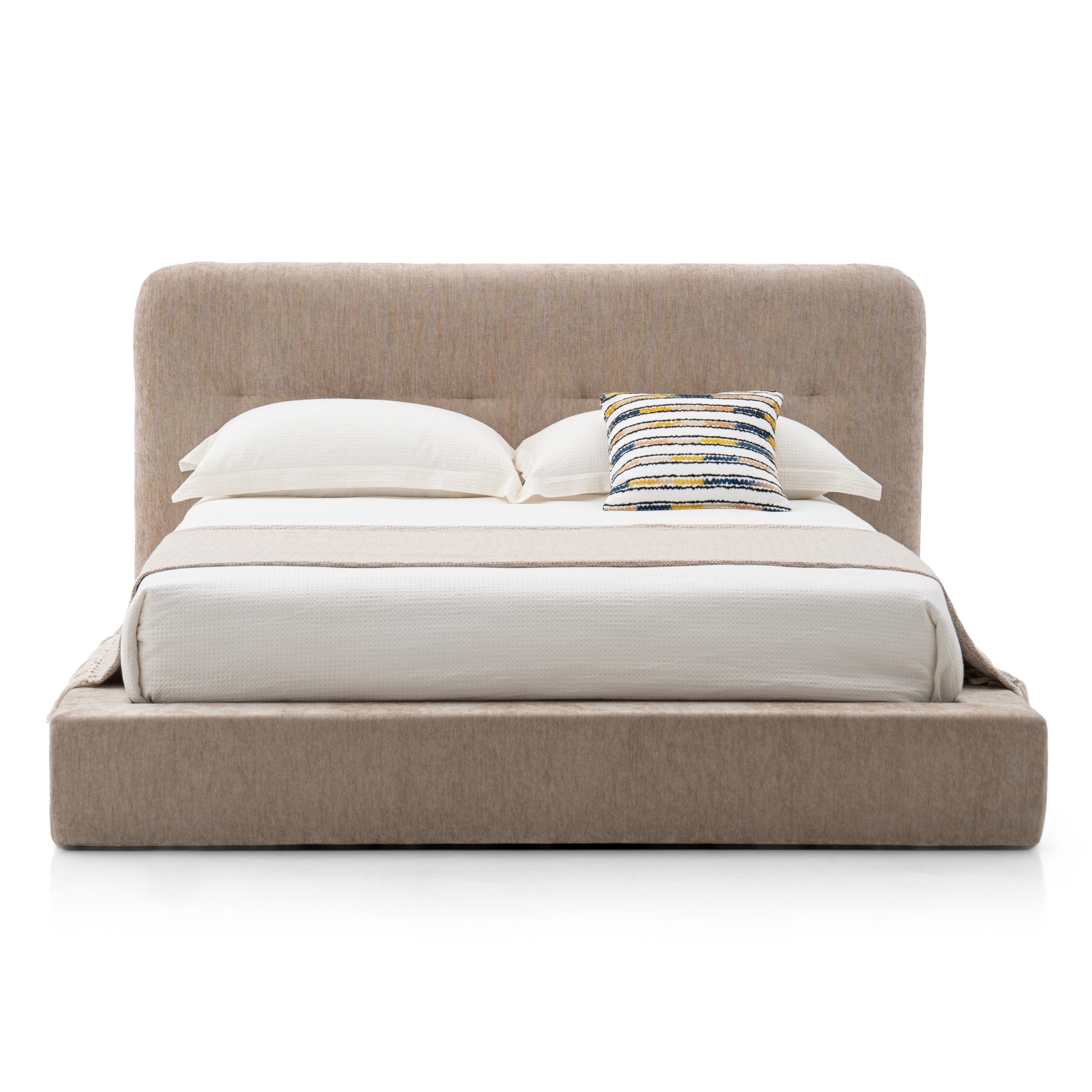 外贸品质软床｜BED-0012｜优质面料 / 高密度海绵 / 五金床架 / 压缩包装