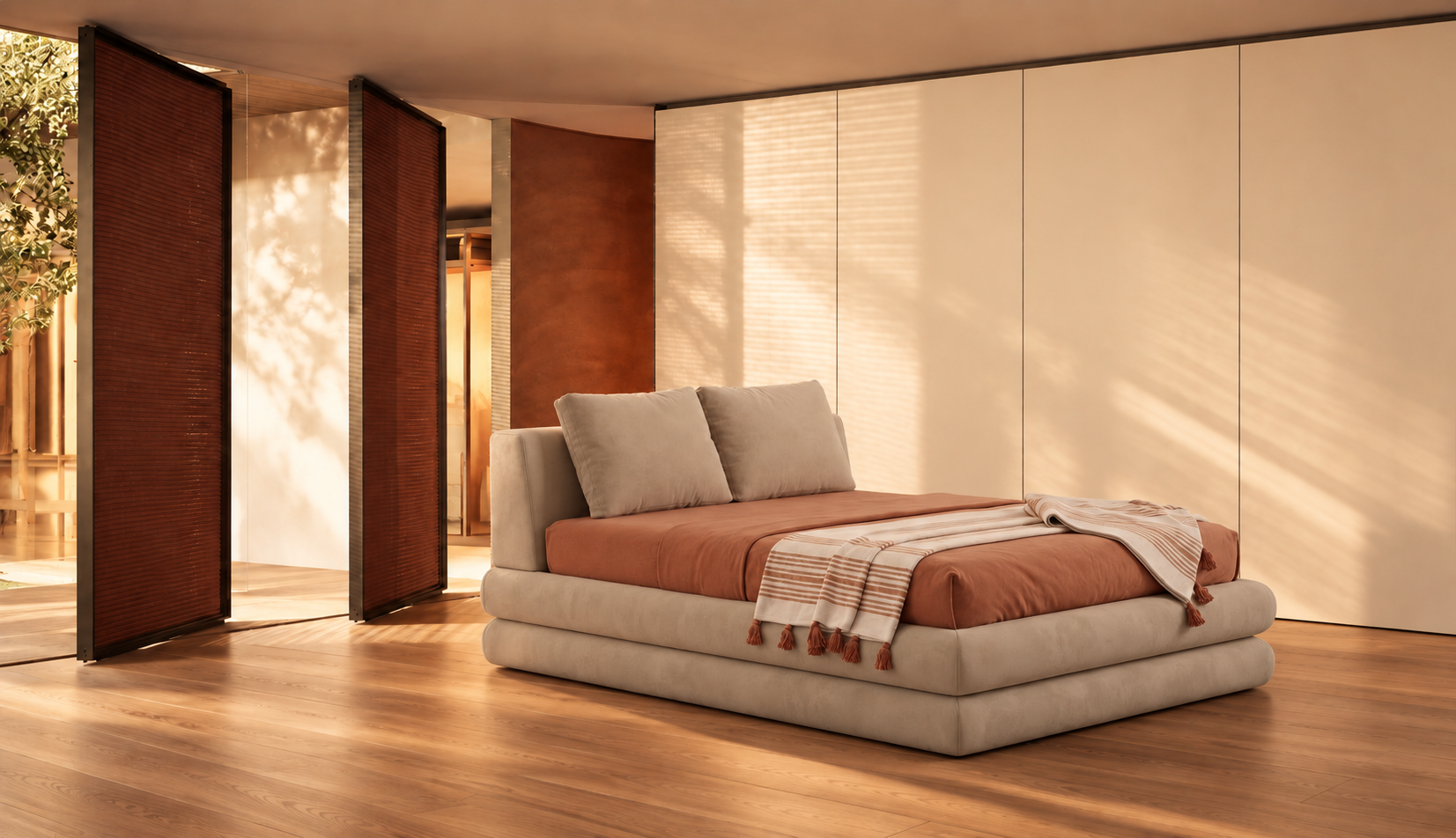 外贸品质软床｜BED-0013｜优质面料 / 高密度海绵 / 五金床架 / 压缩包装