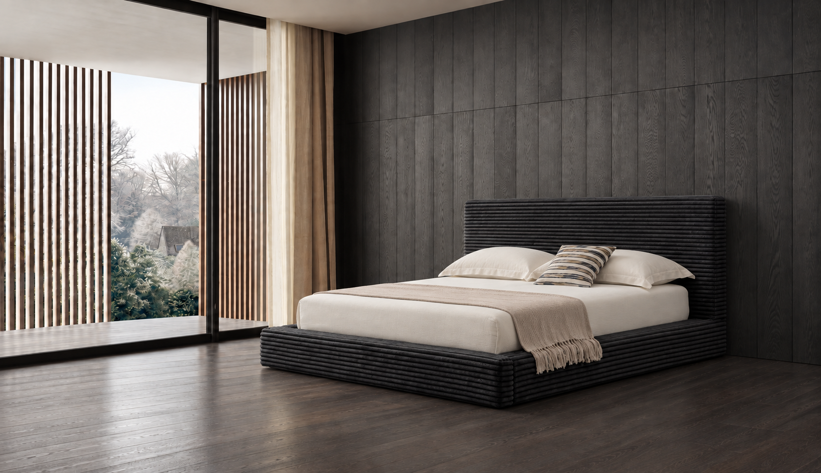 外贸品质软床｜BED-0015｜优质面料 / 高密度海绵 / 五金床架 / 压缩包装