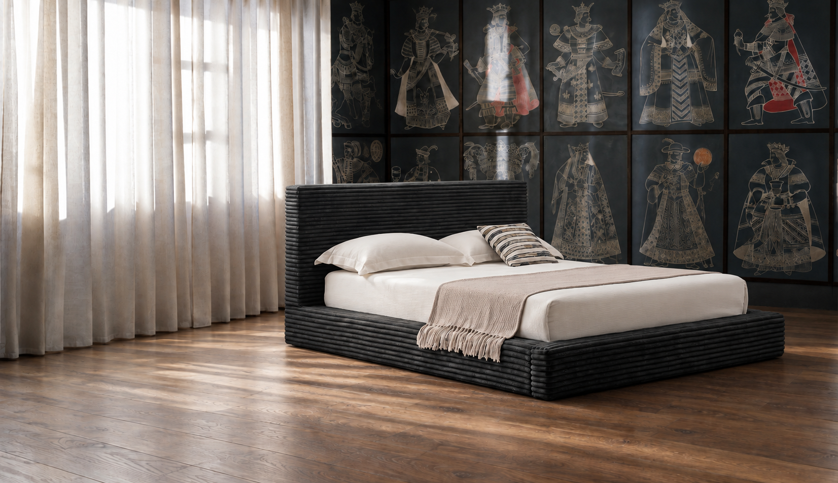 外贸品质软床｜BED-0015｜优质面料 / 高密度海绵 / 五金床架 / 压缩包装