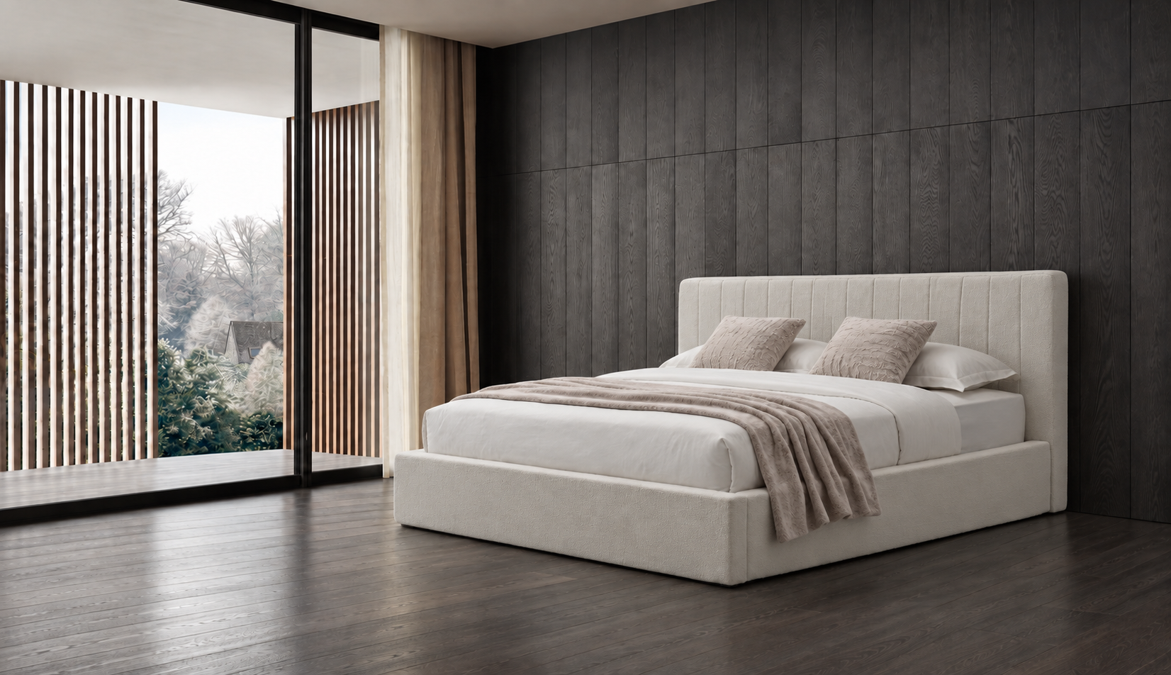 外贸品质软床｜BED-0016｜优质面料 / 高密度海绵 / 五金床架 / 压缩包装