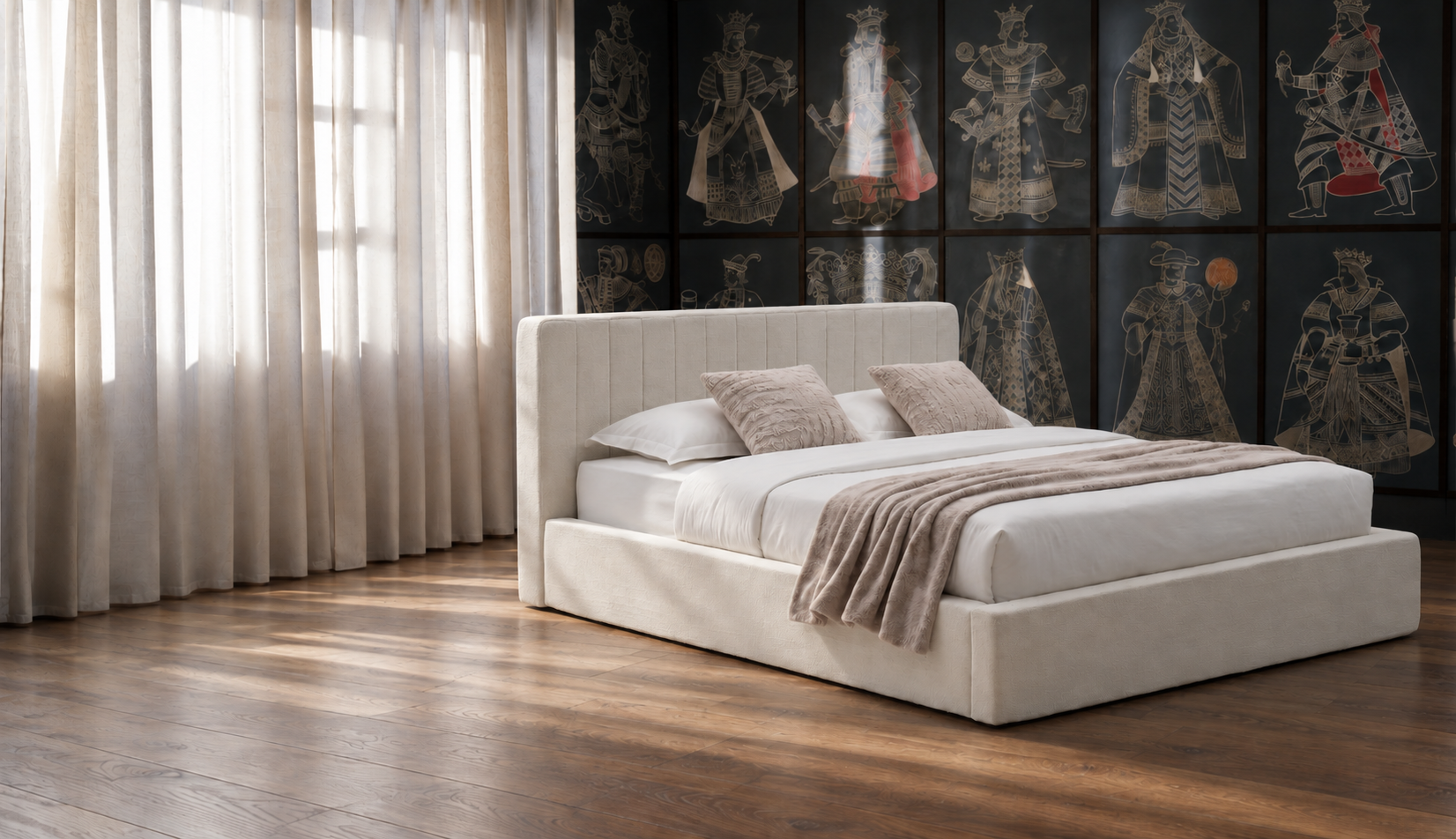 外贸品质软床｜BED-0016｜优质面料 / 高密度海绵 / 五金床架 / 压缩包装