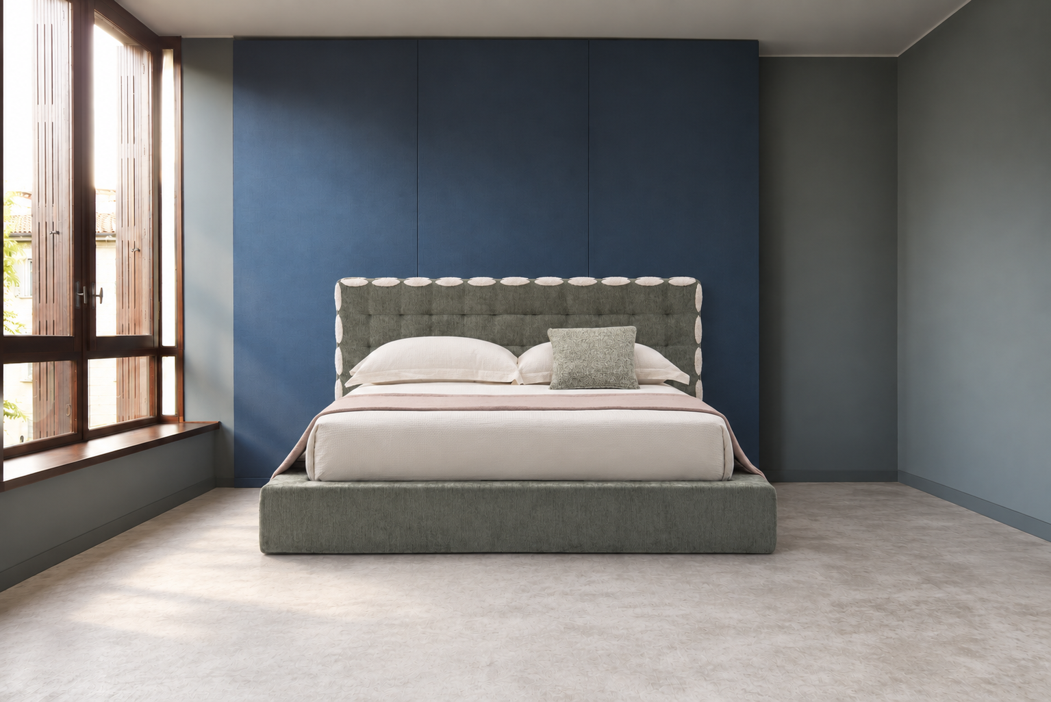 压缩床｜BED-0006｜优质面料 / 高密度海绵 / 五金床架