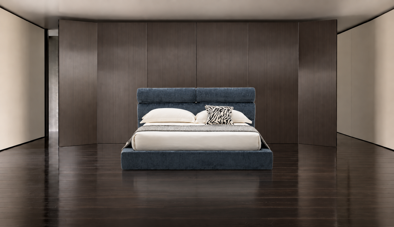 压缩床｜BED-0007｜优质面料 / 高密度海绵 / 五金床架