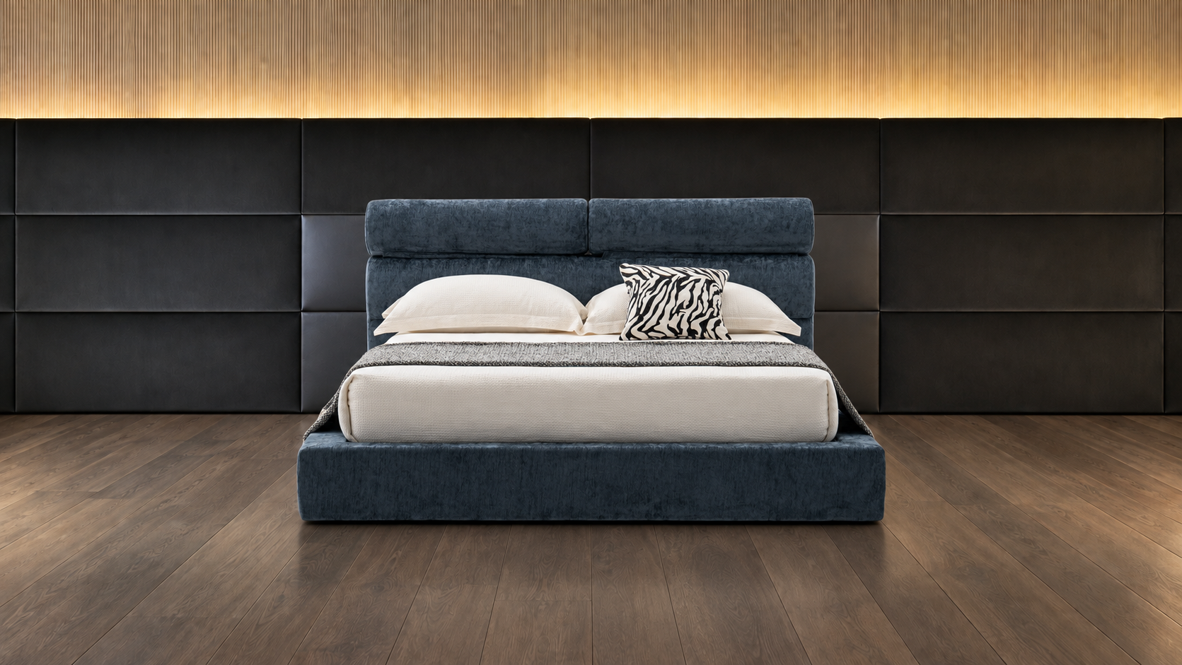 压缩床｜BED-0007｜优质面料 / 高密度海绵 / 五金床架